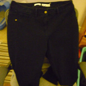 maison jules skinny jeans black 12 stretchy